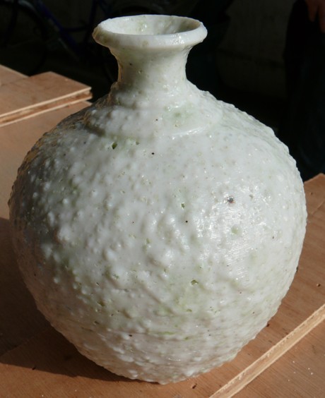 porcelain bottle with glass